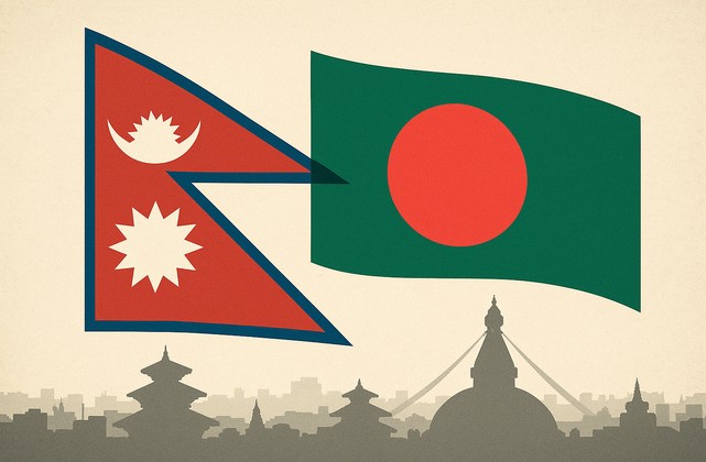 বাংলাদেশের ছায়া নেপালের রাস্তায়